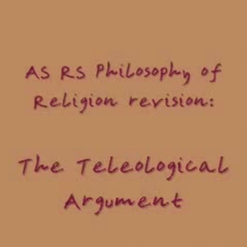 The Teleological Argument Review