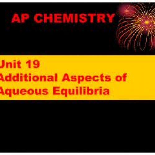 EHS AP Chem Unit 19 part 3c precipitation