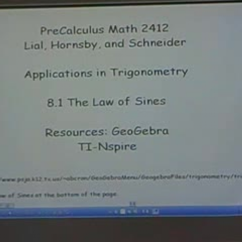 PreCalculus 8.1 Part 1