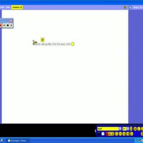 How to set up your OCE