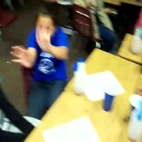 Baking soda and vinegar experiment