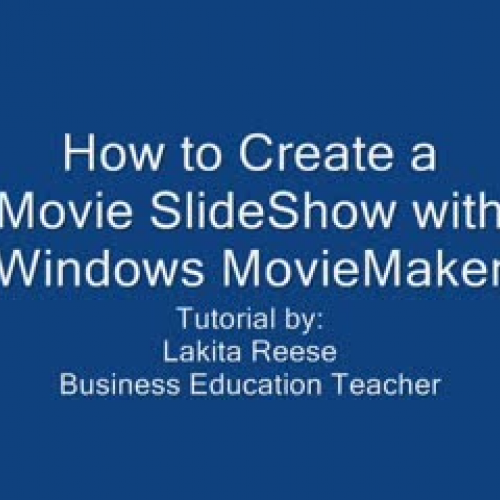 MovieMaker Video Tutorial