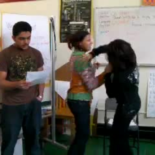 The Bride Tries on Her Wedding Dress