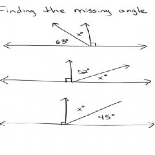 Finding the missing angle