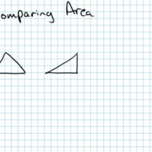 Comparing area of triangles