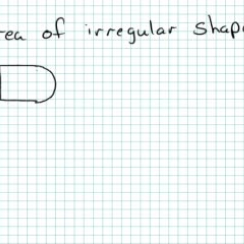 Finding area of irregular shapes
