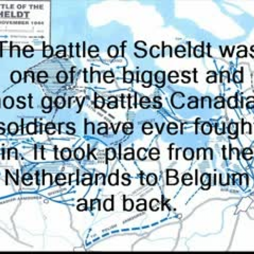 The Battle of the Scheldt
