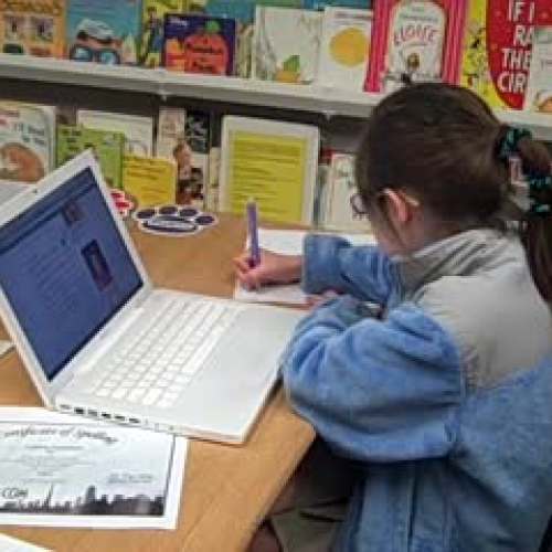 Second Graders on Macs