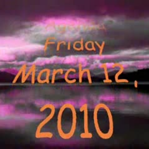 Math Lab Agenda 3/12