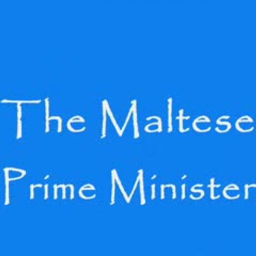 Visiting the Maltese Prime Minister