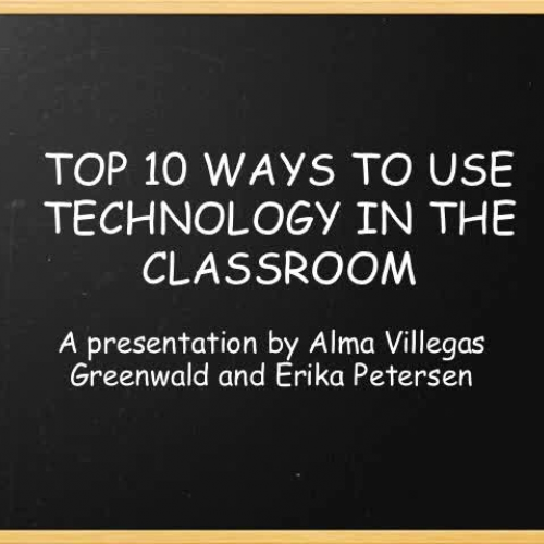 Ten ways to use technology in a class