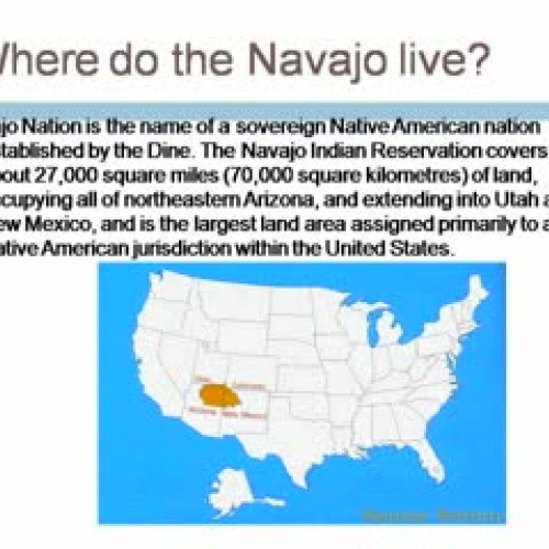 Navajo Indian informational video