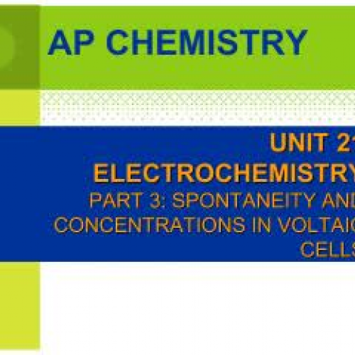 EHS AP Chem Unit 21 part 3 cell concentration