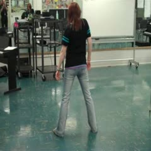Choreography Back side for show choir auditio