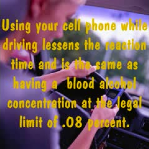 Stop Using Cell Phones While Driving