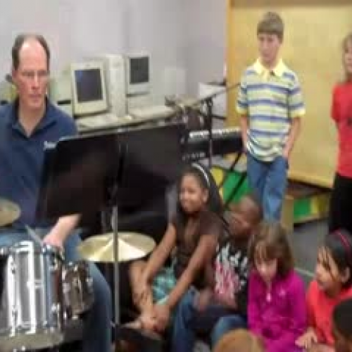 Mr. Nic plays for 2nd Grade