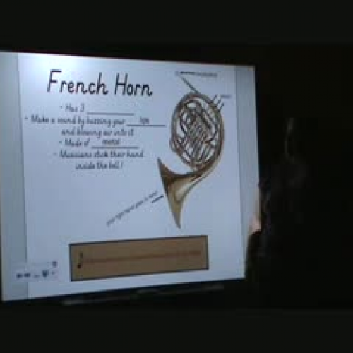 Brass Instruments on the SMARTBoard