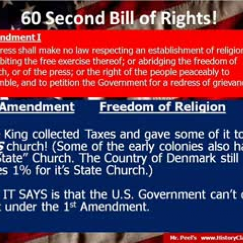 60 SECOND Bill of Rights!