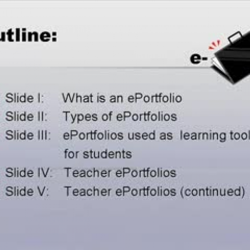 Electronic Portfolios