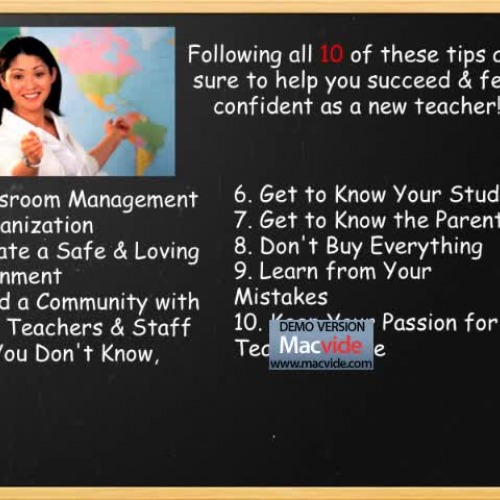 Top Ten Tips for New Teachers