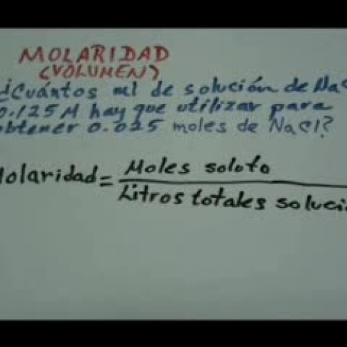 Molaridad