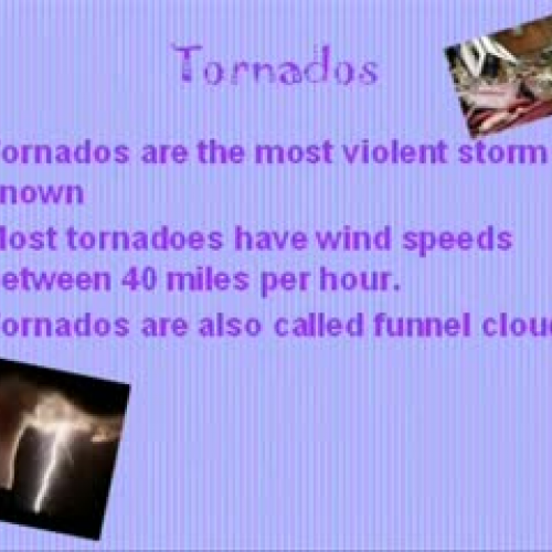 Student's Natural Disasters Project