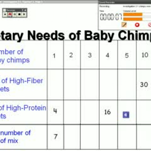 Investigation 3.1 Chimps