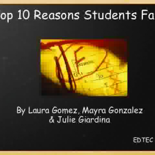 Top 10 Reasons Students Fail