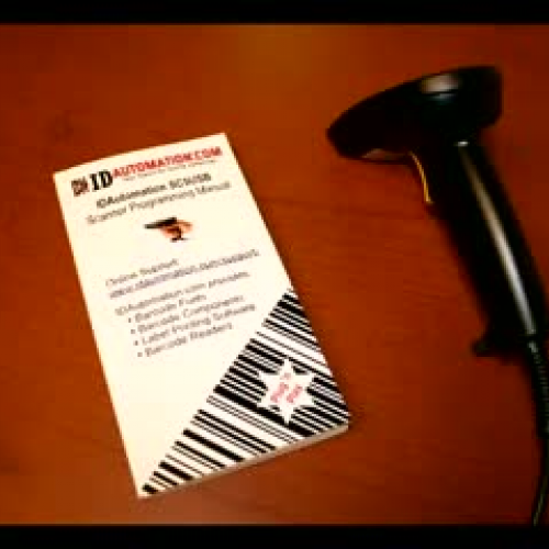 IDAutomation USB Barcode Scanner Tutorial
