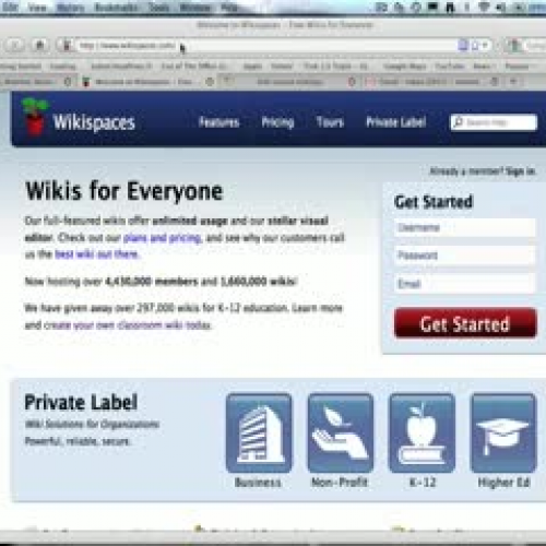 Registering for a Wiki