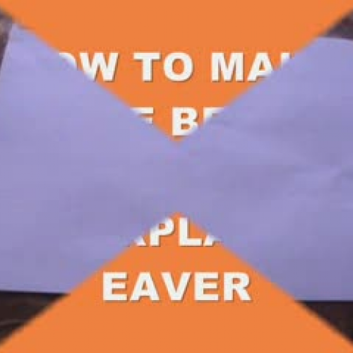 how to make a paper airplain