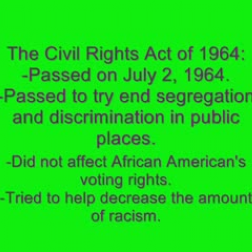 A Good Society: Civil Rights