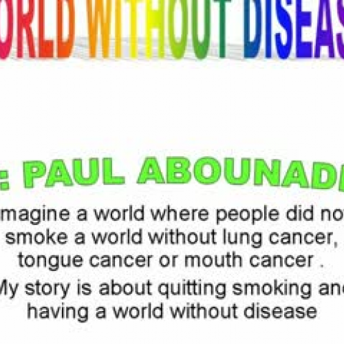 Photo Story - Stop Smoking