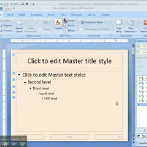 Create dual layouts in PowerPoint templates