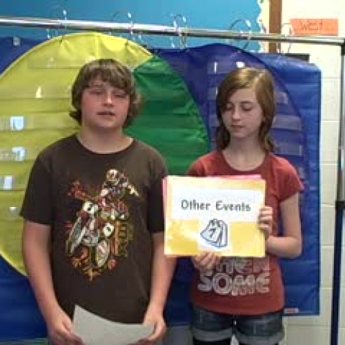 Alden 6th Grade Announcements