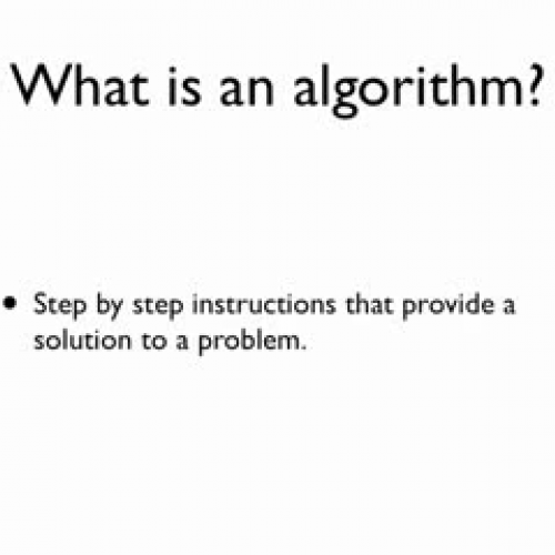 Automate Processes: Algorithms