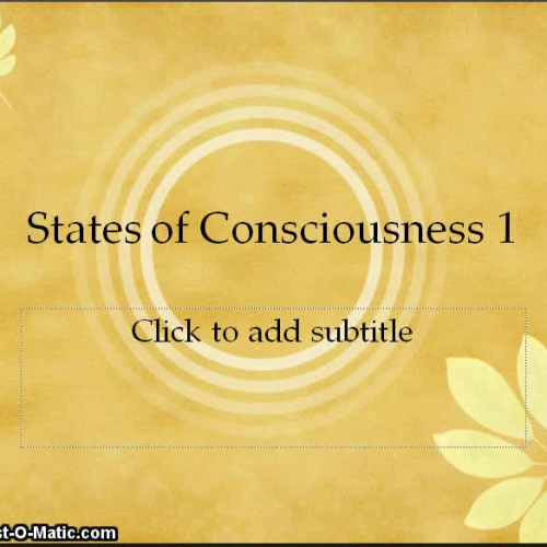 States of Conscious 1