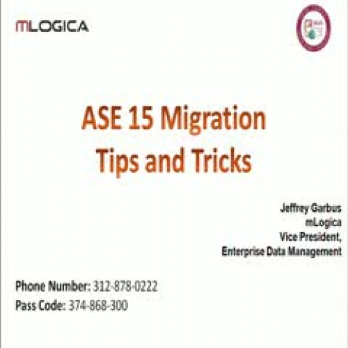 Sybase ASE 15 Migration Tips &amp; Tricks-Par