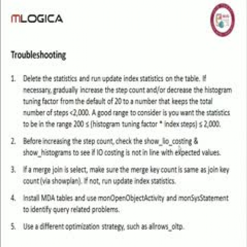 Migrate to ASE 15 Tips and Tricks - Part 3 of