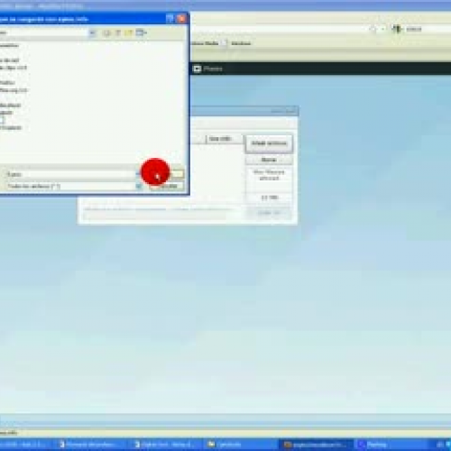 Pujar arxius a Eyeos
