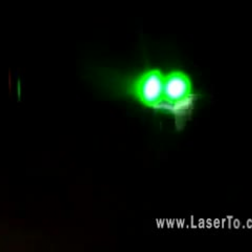 Laser pointer demo from Perfectlasers.net