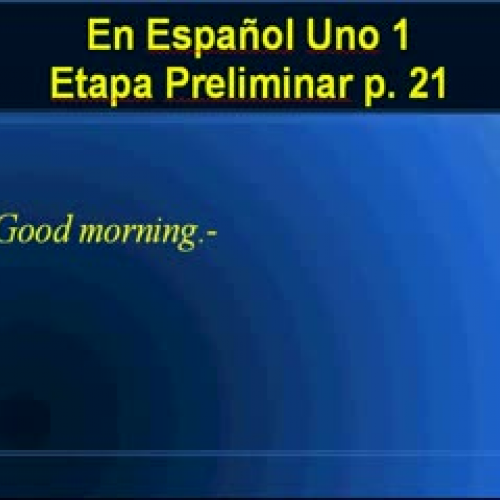 Repaso de Vocabulario Etapa Preliminar p. 21