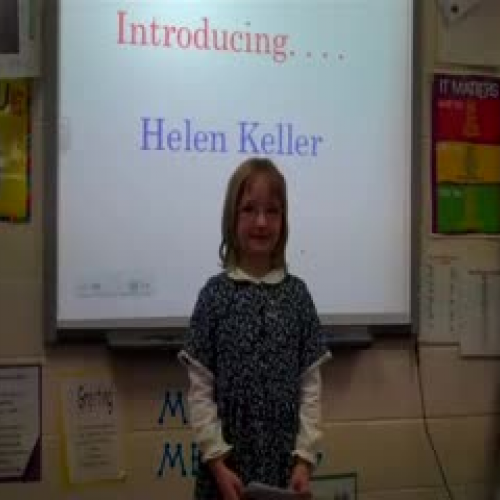 Alison as Helen Keller