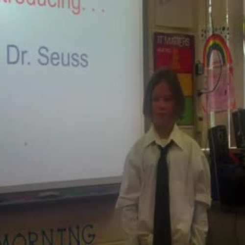 Jenna as Dr. Seuss