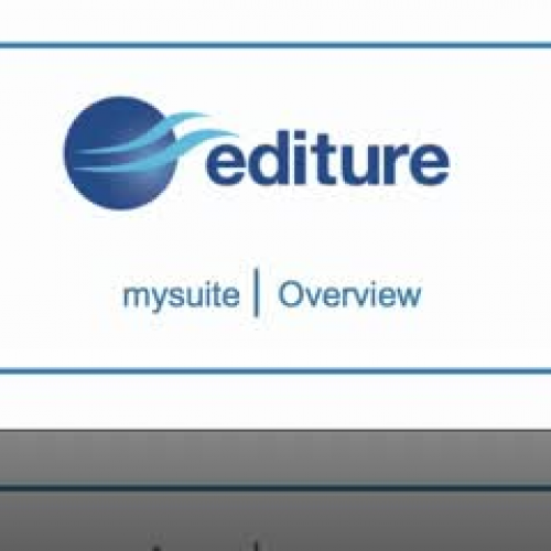 Editure mysuite Overview.