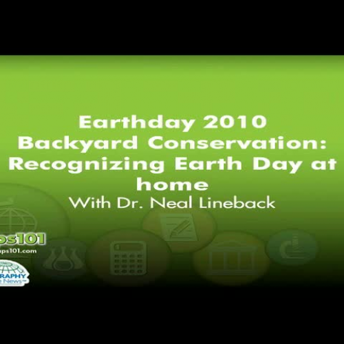 Earth Day Webinar
