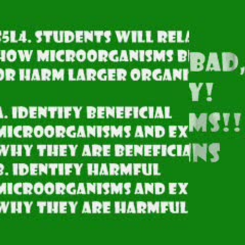 Microorganisms: The Good, The Bad, and The Ug