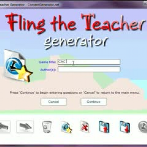 Fling the Teacher