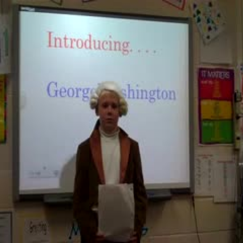 Shane as George Washington