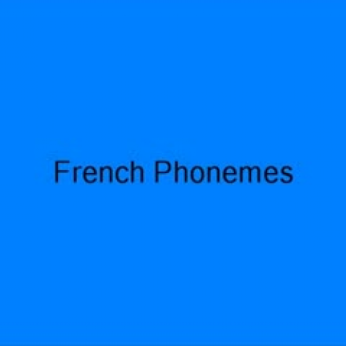 Les phonemes 1